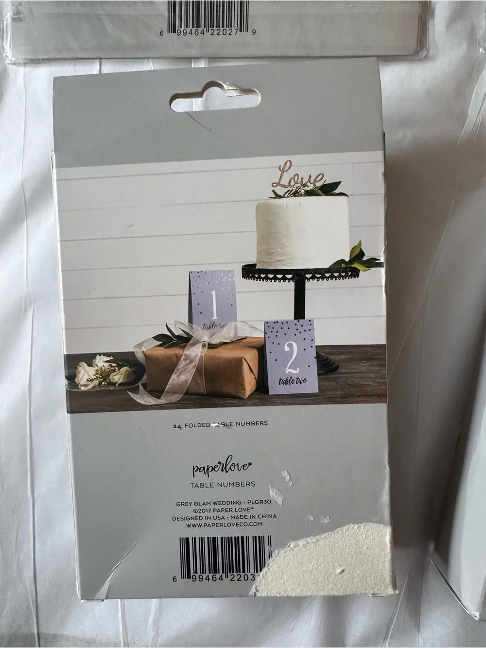 Paperlove Silver 'Forever Yours' Banner & Table Numbers Party Kit